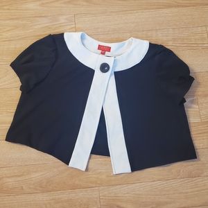 ⭐️ 2/$20 ⭐️ Vtg Button Puff Sleeve Top